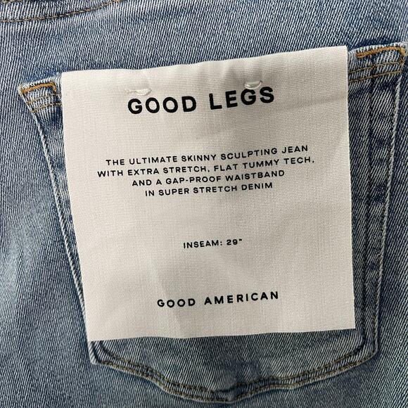 Good American Good Legs Jeans Size 4 / 27 NEW - Picture 10 of 12